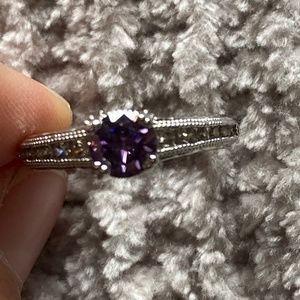 Purple stone ring